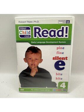 Your Child Can Read Volume 4 Educational DVD Language Development System